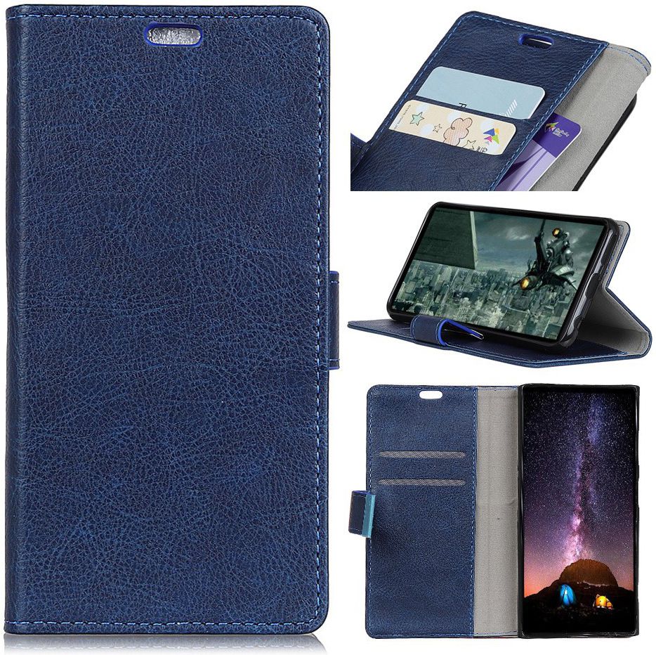 Sony Xperia XA2 Plus Portemonnee Hoesje Blauw afbeelding 5