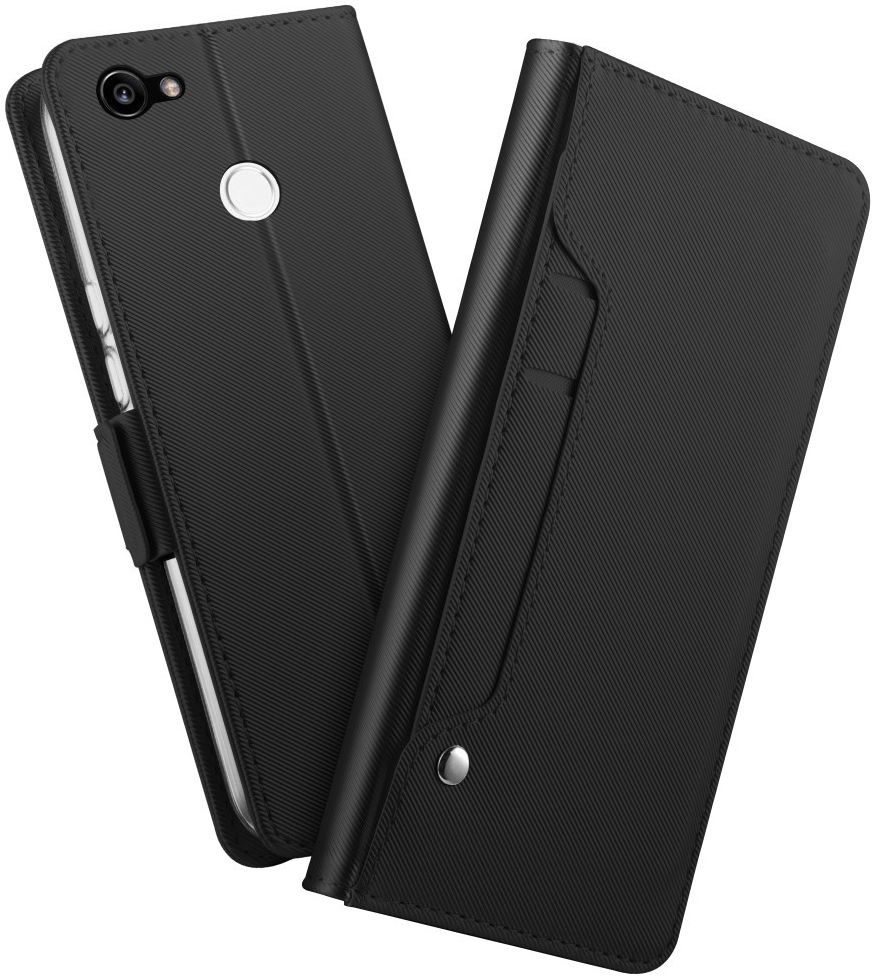 Google Pixel 3 Book Cover met Spiegel Zwart afbeelding 1