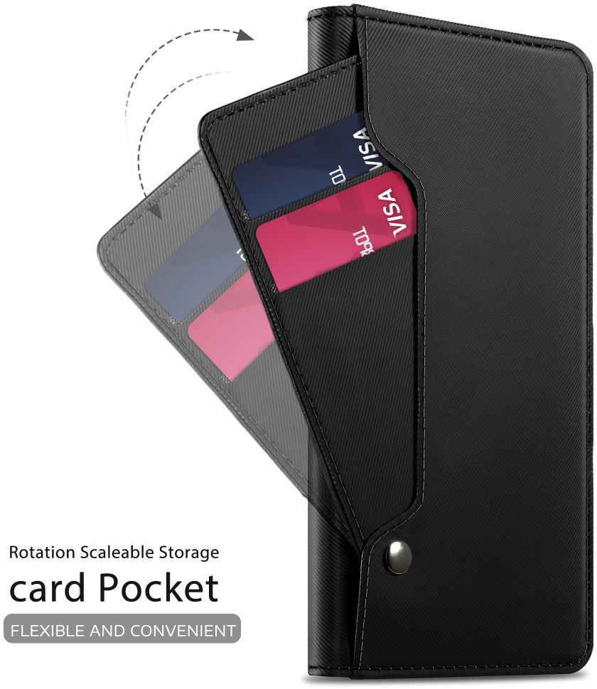 Google Pixel 3 Book Cover met Spiegel Zwart afbeelding 7