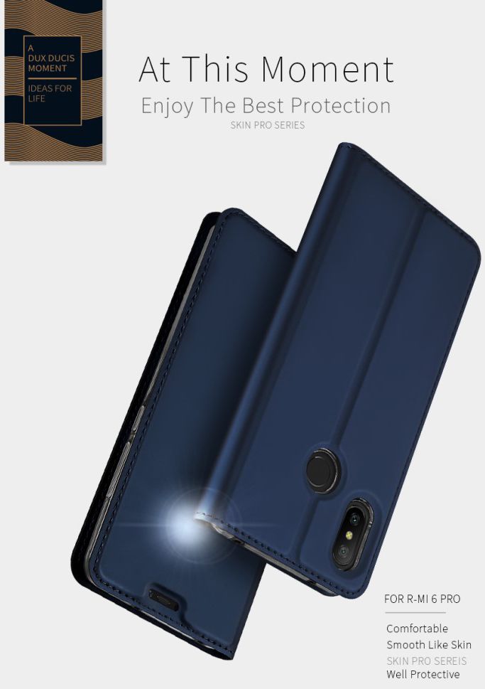 Dux Ducis Skin Pro Series Flip Hoesje Xiaomi Mi A2 Lite Blauw afbeelding 9