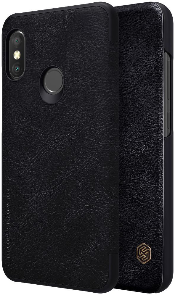 Xiaomi Mi A2 Lite Nillkin Qin Case Zwart afbeelding 6