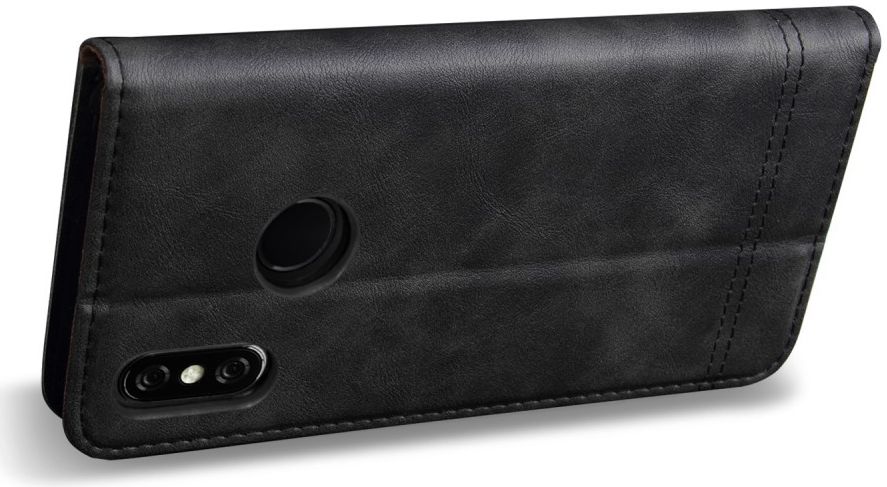 Xiaomi Mi A2 Lite Retro Portemonnee Hoesje Zwart afbeelding 7