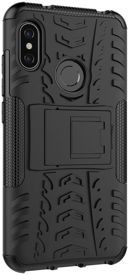 Xiaomi Mi A2 Lite Robuust Hybride Hoesje Zwart afbeelding 7