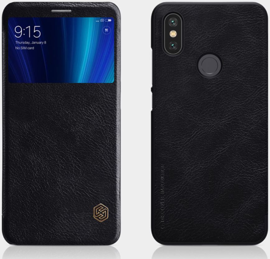Nillkin Qin Series Flip Hoesje Xiaomi Mi A2 Zwart afbeelding 10