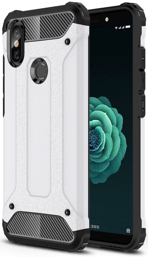 Xiaomi Mi A2 Hybride Hoesje Wit afbeelding 1