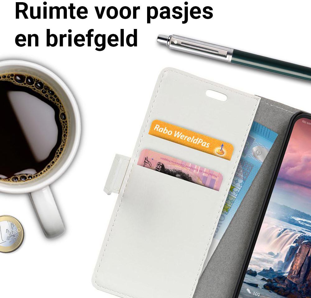 Huawei P Smart Plus Portemonnee Hoesje me Uilen Print afbeelding 6