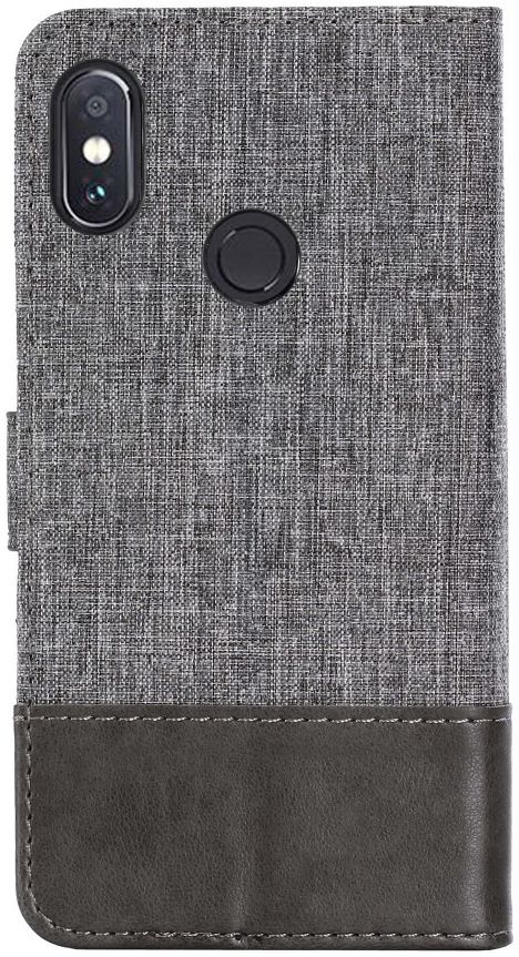 Xiaomi Redmi Note 5 Stijlvol Portemonnee Hoesje Grijs afbeelding 10