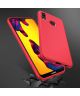 Huawei P20 Lite Twill Slim Texture Back Cover Rood