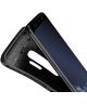 Samsung Galaxy S9 Plus Siliconen Carbon Hoesje Zwart