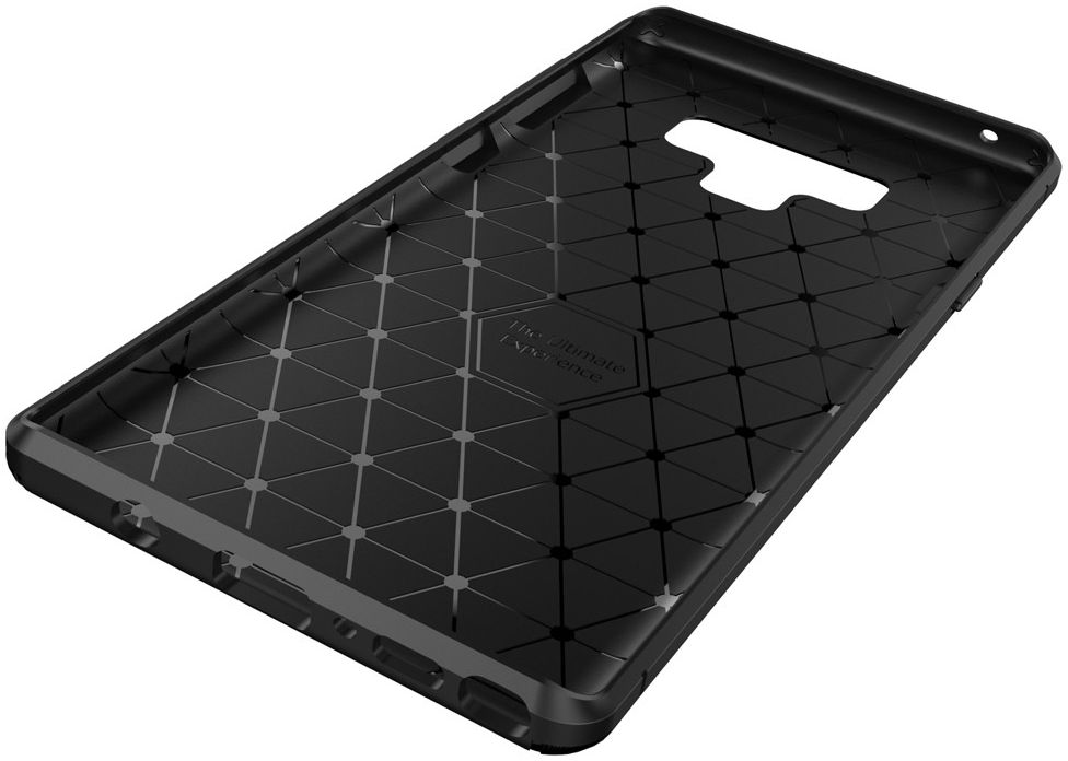 Samsung Galaxy Note 9 Siliconen Carbon Hoesje Zwart afbeelding 7