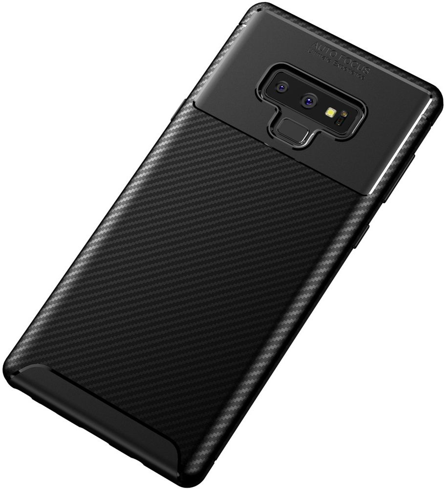 Samsung Galaxy Note 9 Siliconen Carbon Hoesje Zwart afbeelding 10