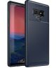 Samsung Galaxy Note 9 Siliconen Carbon Hoesje Blauw