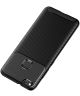 Huawei P10 Lite Siliconen Carbon Hoesje Zwart