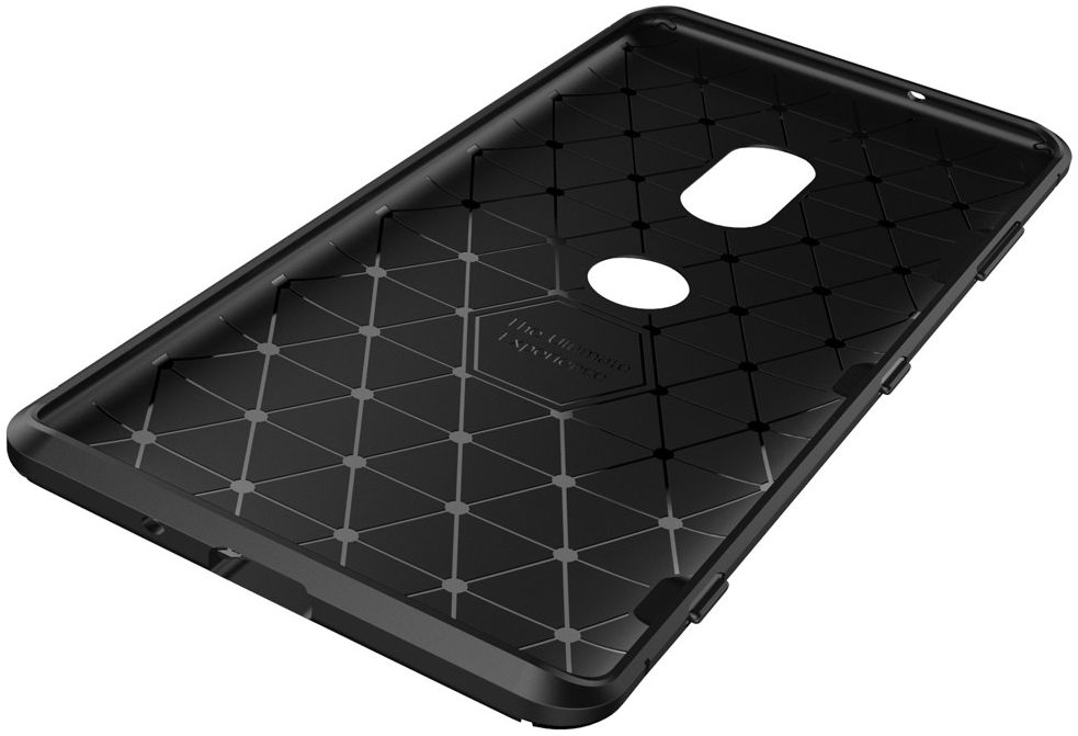 Sony Xperia XZ3 Siliconen Carbon Hoesje Zwart afbeelding 8