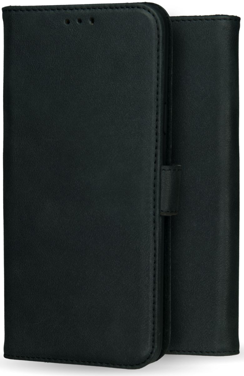 Rosso Deluxe Huawei Mate 20 Lite Hoesje Echt Leer Book Case Zwart afbeelding 8