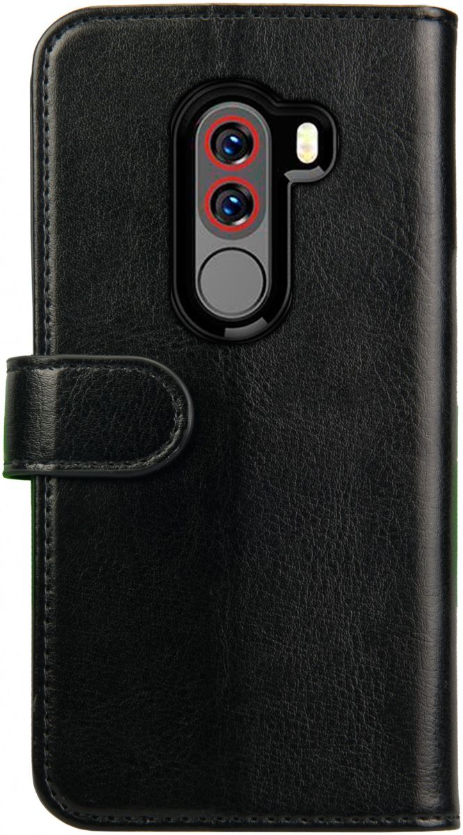 Rosso Element Xiaomi Pocophone F1 Hoesje Book Cover Zwart afbeelding 4