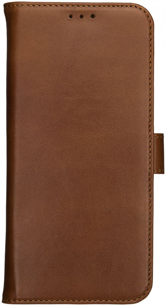 Rosso Deluxe Huawei P Smart Plus Hoesje Echt Leer Book Case Bruin afbeelding 11