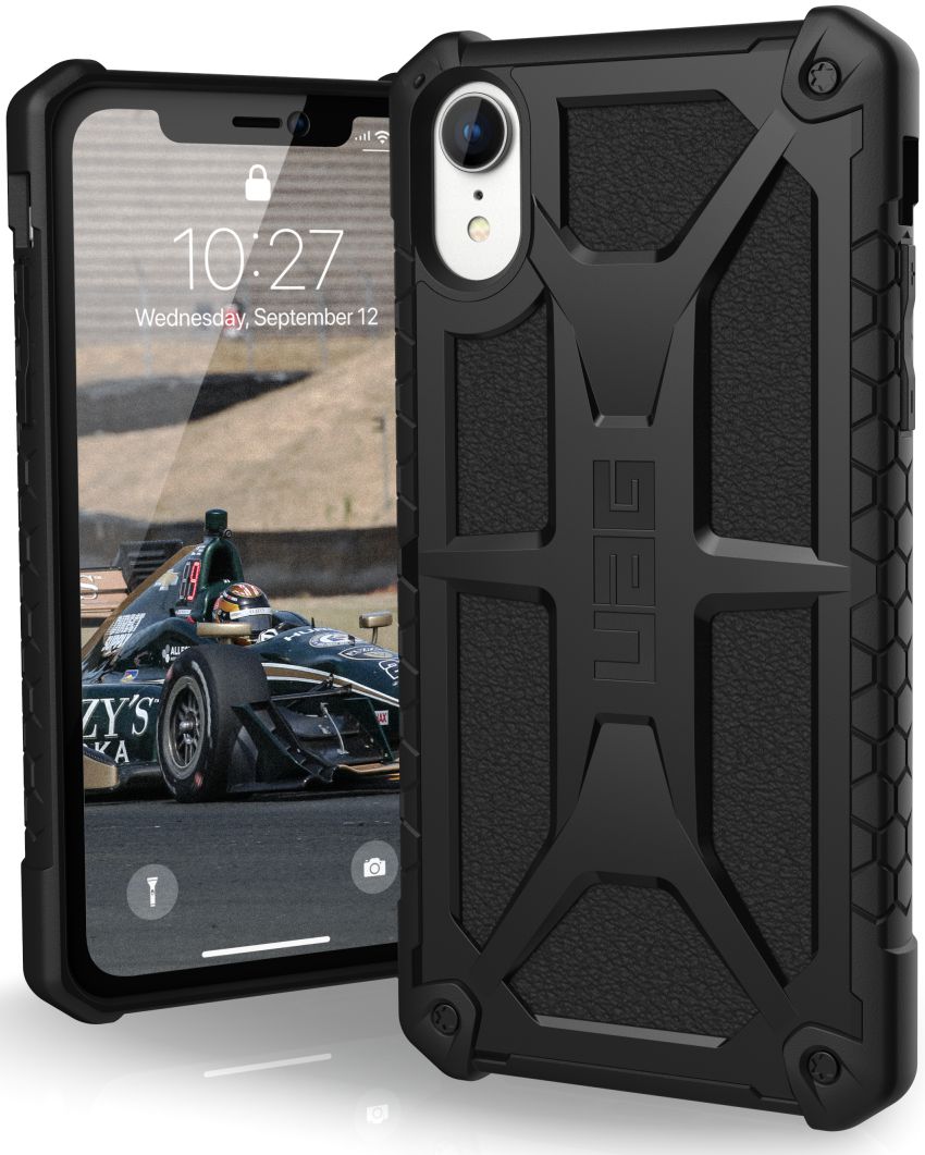 Urban Armor Gear Monarch Hoesje Apple iPhone XR Midnight afbeelding 1