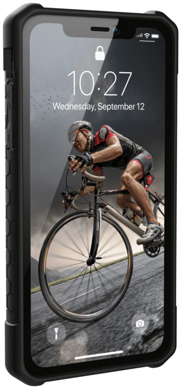 Urban Armor Gear Monarch Hoesje Apple iPhone XR Zwart Carbon Fiber afbeelding 10