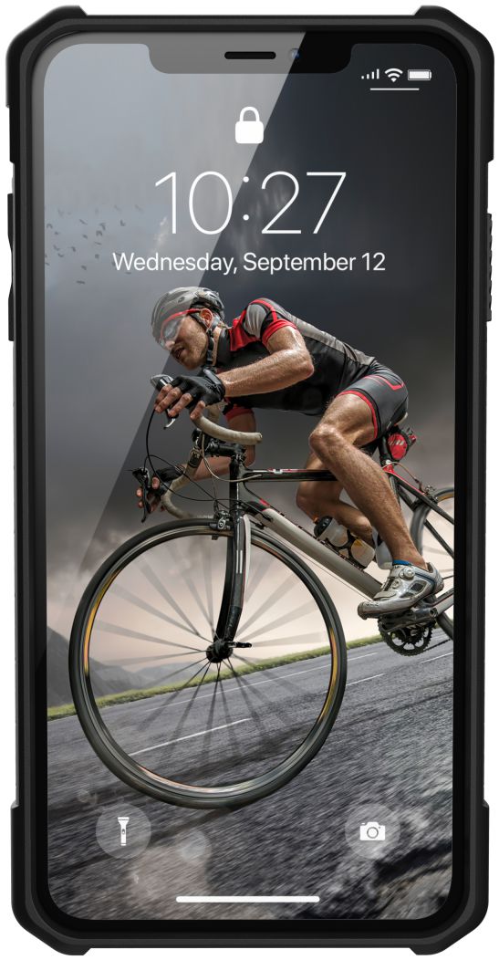 Urban Armor Gear Monarch Hoesje Apple iPhone XS Max Zwart Carbon Fiber afbeelding 12