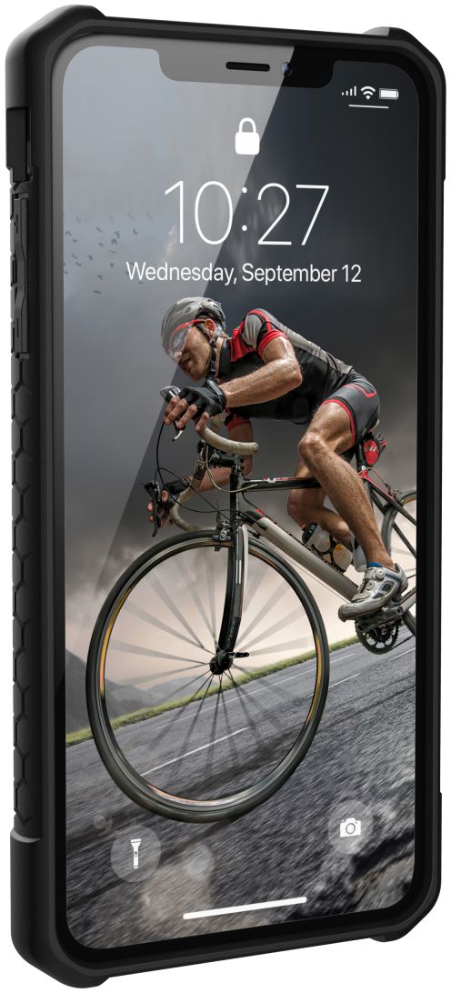 Urban Armor Gear Monarch Hoesje Apple iPhone XS Max Zwart Carbon Fiber afbeelding 14