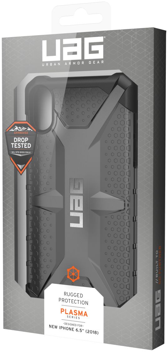Urban Armor Gear Plasma Hoesje Apple iPhone XS Max Ash afbeelding 22