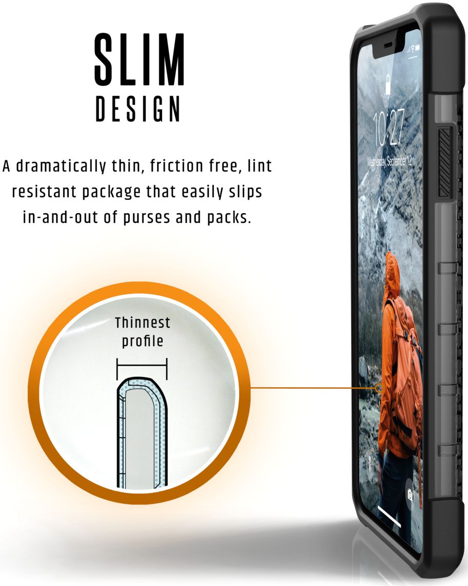 Urban Armor Gear Plasma Hoesje Apple iPhone XS Max Ash afbeelding 5