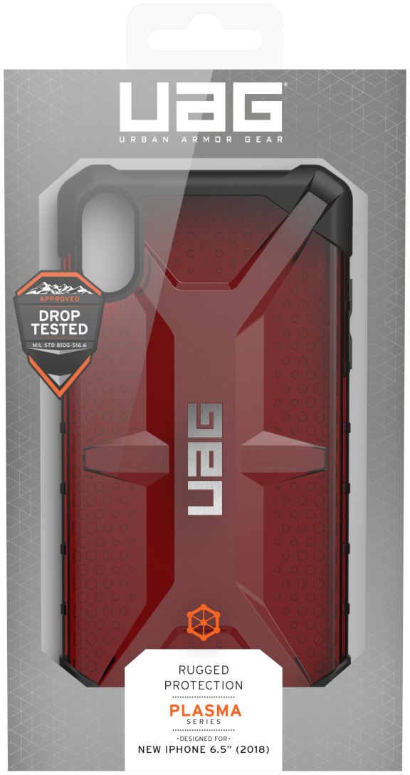 Urban Armor Gear Plasma Hoesje Apple iPhone XS Max Magma afbeelding 21