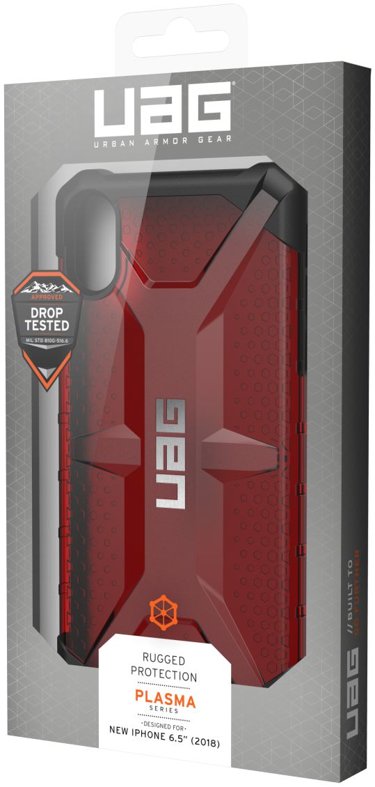 Urban Armor Gear Plasma Hoesje Apple iPhone XS Max Magma afbeelding 22