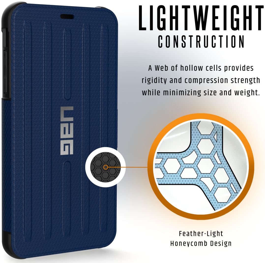 Urban Armor Gear UAG Metropolis Hoesje Apple iPhone XS Max Cobalt afbeelding 6