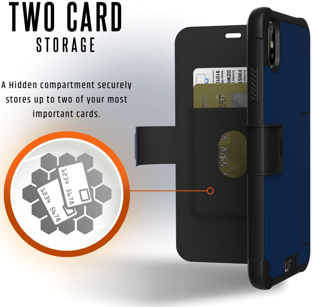 Urban Armor Gear UAG Metropolis Hoesje Apple iPhone XS Max Cobalt afbeelding 8