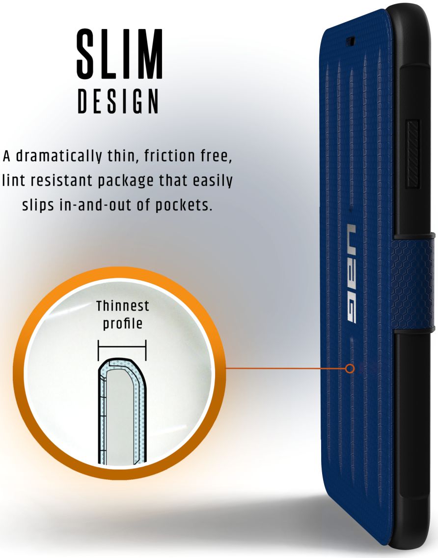 Urban Armor Gear UAG Metropolis Hoesje Apple iPhone XS Max Cobalt afbeelding 5