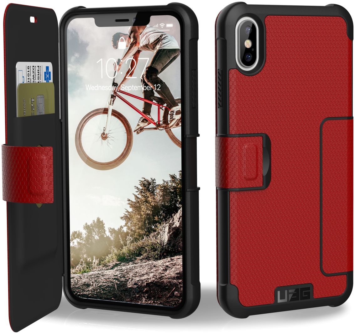 Urban Armor Gear UAG Metropolis Hoesje Apple iPhone XS Max Magma afbeelding 1