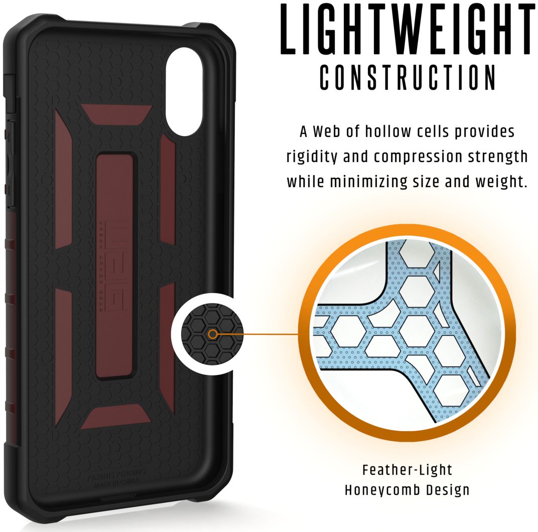 Urban Armor Gear Pathfinder Hoesje Apple iPhone XR Carmine afbeelding 7