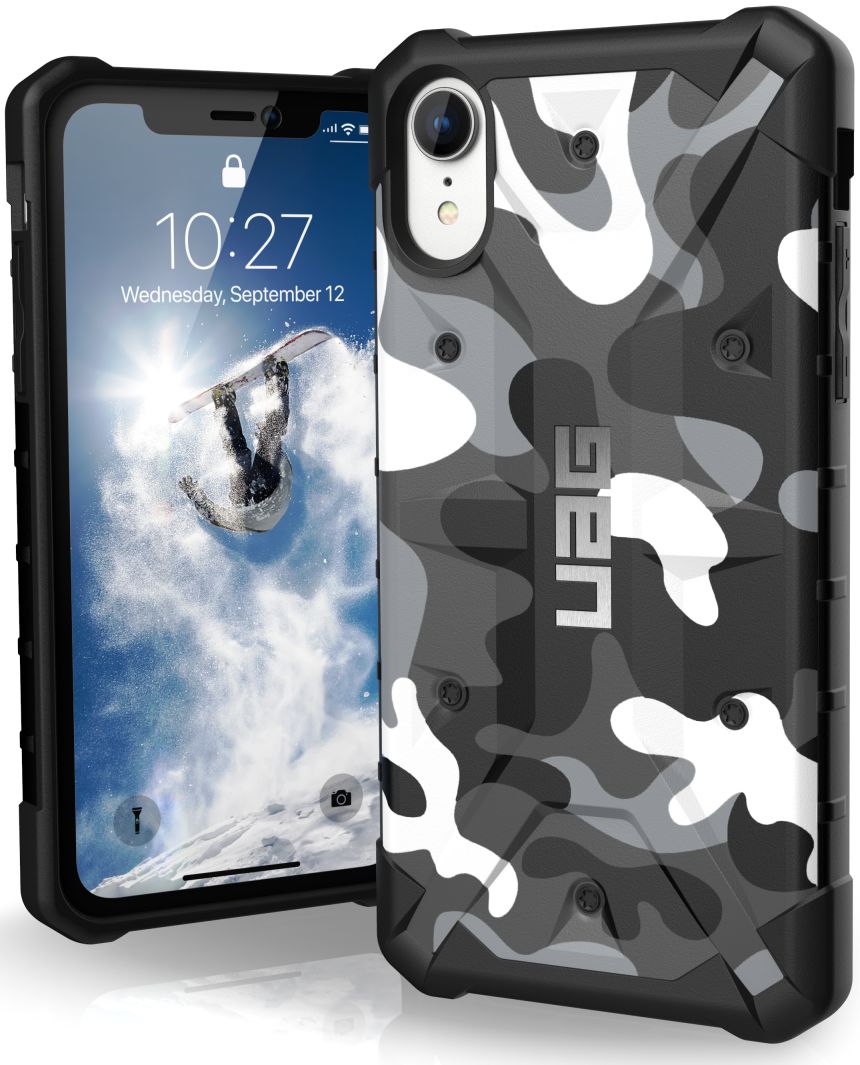 Urban Armor Gear Pathfinder Hoesje Apple iPhone XR Arctic Camo afbeelding 1