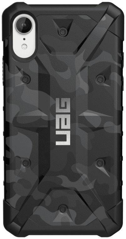 Urban Armor Gear Pathfinder Hoesje Apple iPhone XR Midnight Camo afbeelding 2