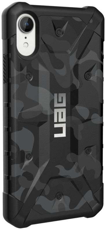 Urban Armor Gear Pathfinder Hoesje Apple iPhone XR Midnight Camo afbeelding 9