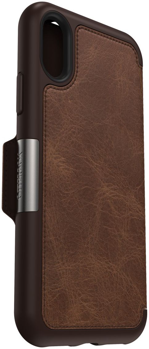 Otterbox Strada Series Apple iPhone XS / X Hoesje Book Case Espresso afbeelding 7