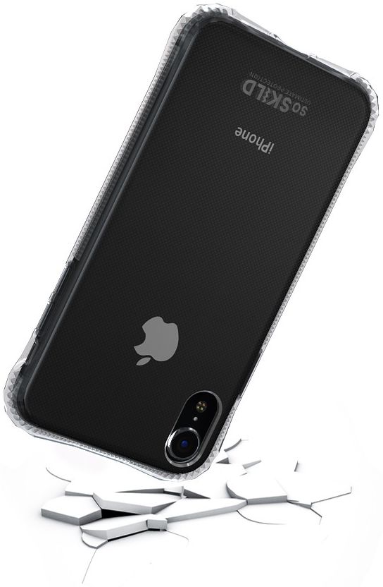 SoSkild Apple iPhone XR Transparant Hoesje Absorb Impact Backcover afbeelding 4