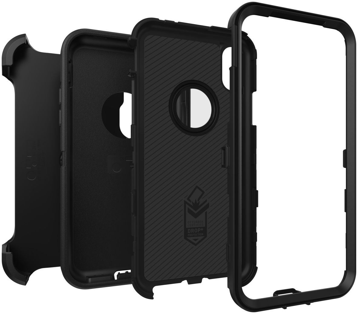 Otterbox Apple iPhone XS Defender Case Zwart afbeelding 2