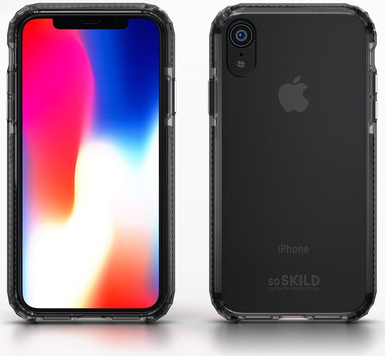 SoSkild iPhone XR Grijs Hoesje Defend Heavy Impact Backcover afbeelding 6