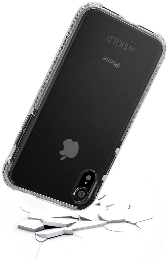 SoSkild iPhone XR Transparant Hoesje Defend Heavy Impact Backcover afbeelding 2