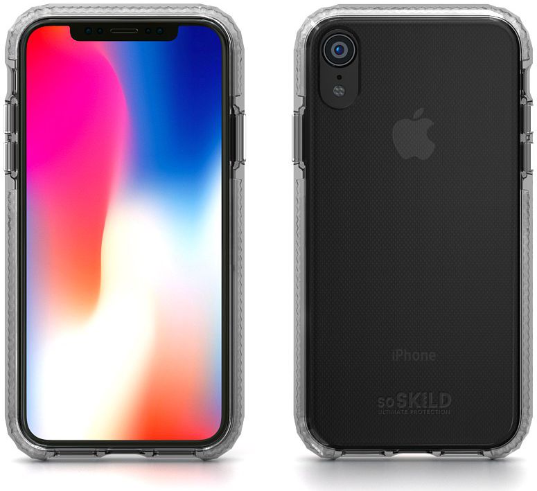 SoSkild iPhone XR Transparant Hoesje Defend Heavy Impact Backcover afbeelding 4