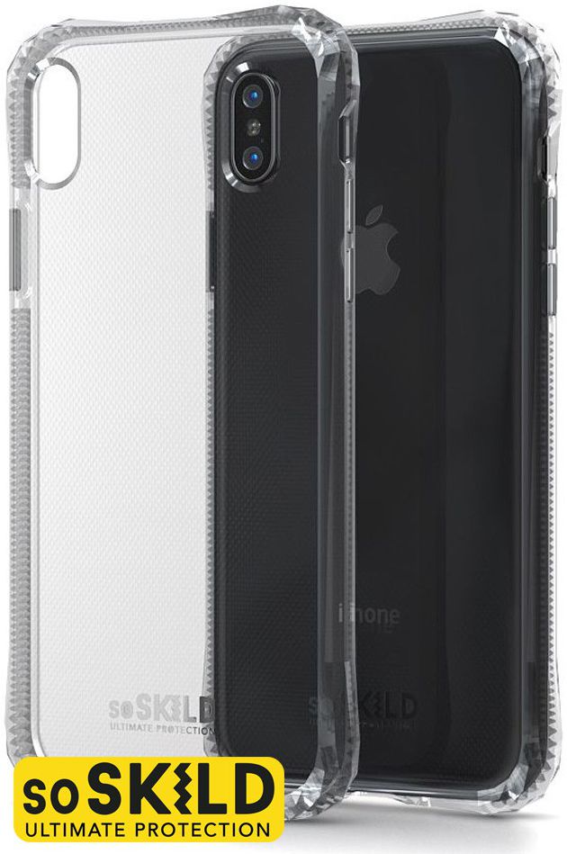 SoSkild Apple iPhone XS Max Transparant Hoesje Absorb Impact Backcover afbeelding 1