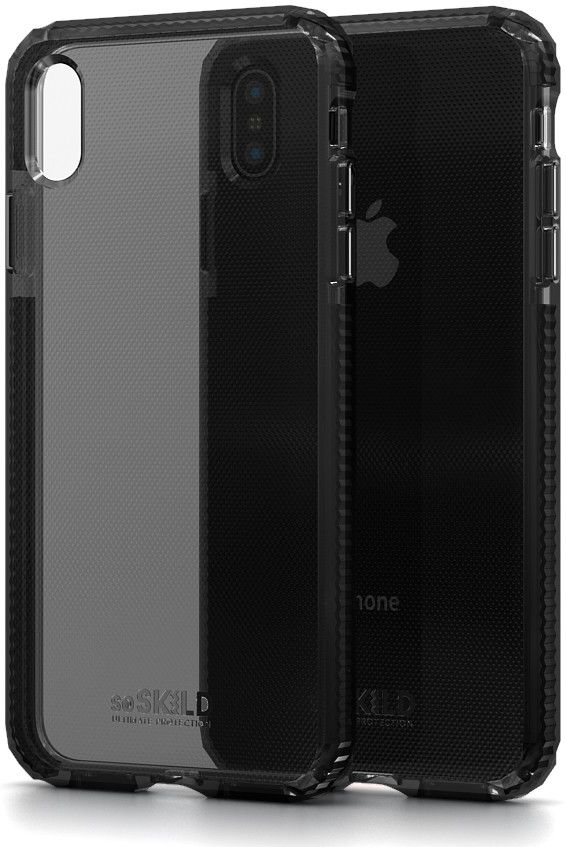 SoSkild iPhone XS Max Grijs Hoesje Defend Heavy Impact Backcover afbeelding 3
