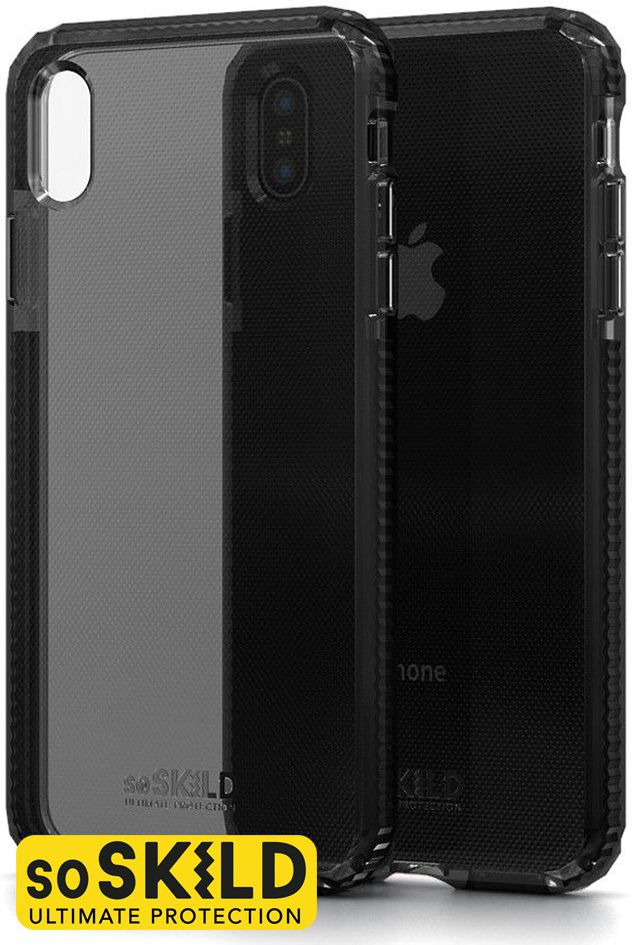 SoSkild iPhone XS Max Grijs Hoesje Defend Heavy Impact Backcover afbeelding 1