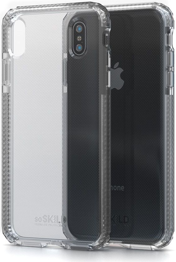 SoSkild iPhone XS Max Hoesje Defend Heavy Impact Backcover Transparant afbeelding 3