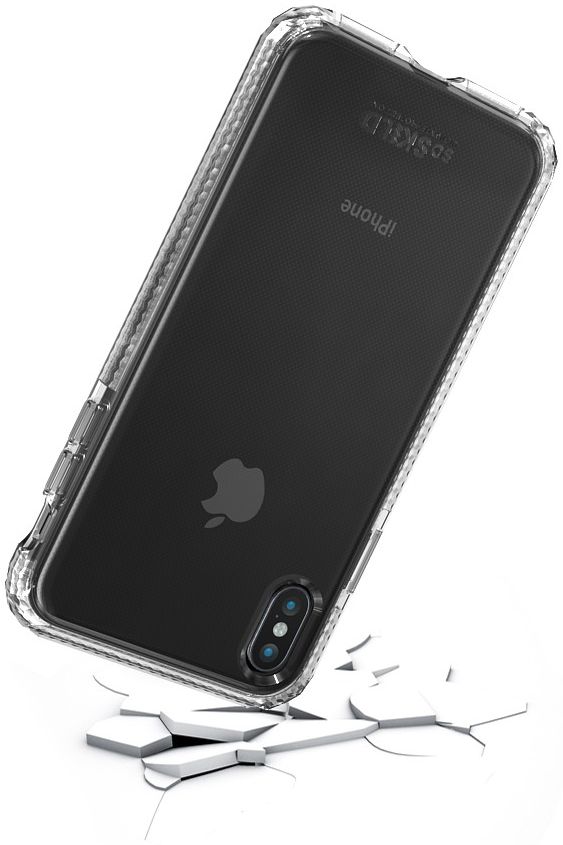 SoSkild iPhone XS Max Hoesje Defend Heavy Impact Backcover Transparant afbeelding 5