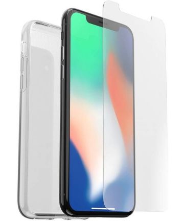 Otterbox Clearly Protected Clear Skin+ Alpha Glass Apple iPhone XS Max Hoesjes