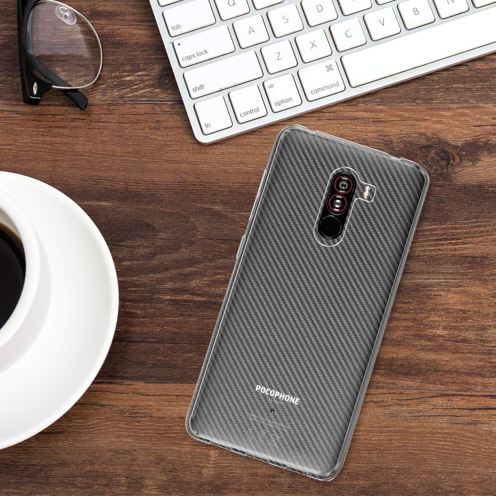 Xiaomi PocoPhone F1 Hoesje Dun TPU Transparant afbeelding 3